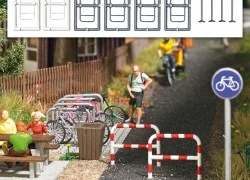 Busch 7095 Cycle Path Accessories