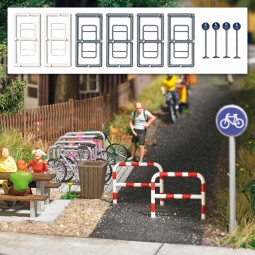 Busch 7095 Cycle Path Accessories - Busch_7095