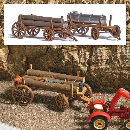 Busch 1386 Charrettes de transport Busch Busch_1386 - 1 Busch_1386-Busch 1386 Charrettes de transport - Busch_1386
