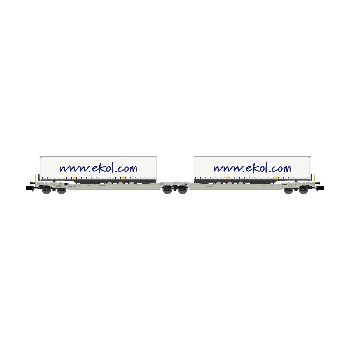 REE Modeles NW179 Articulated Kangaroo Wagons type Sdggmrs AAE, 2 E...