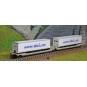 NW-179-REE Modeles NW179 Articulated Kangaroo Wagons type Sdggmrs AAE, 2 EKOL Logistic trailers