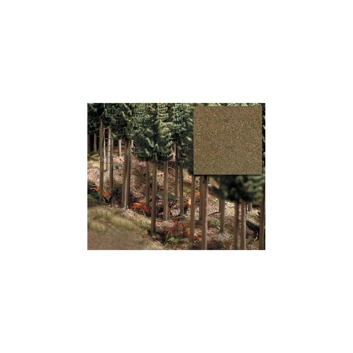 Busch 7529 Sentier et sol de forêt de conifères Busch Busch_7529 - 1