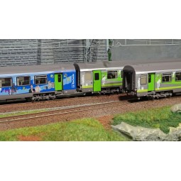 LS Models 41201 Set of 3 cars B10+B11+B11, La Rochelle and Intercit...