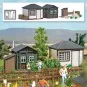 Busch 1616 Garden Shed Set 1 Busch_1616-Busch 1616 Garden Shed Set 1