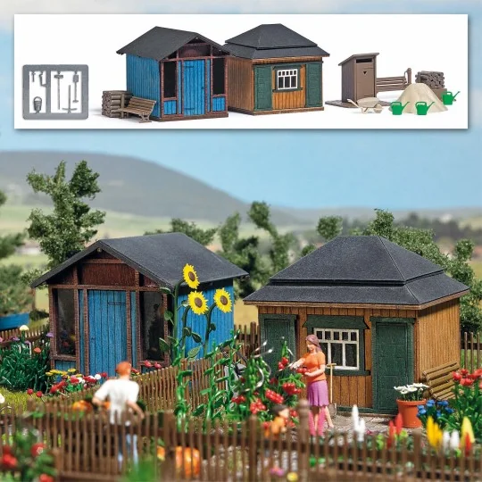 Busch 1617 Garden Shed Set 2 Busch_1617-Busch 1617 Garden Shed Set 2