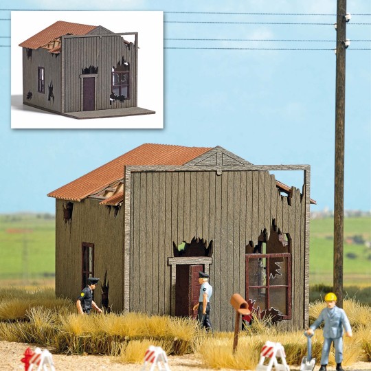 Busch_9718-Busch 9718 Maison en ruine