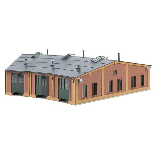 Faller_120281-Faller 120281 Model Kit, 12° Gauge Locomotive Roundhouse