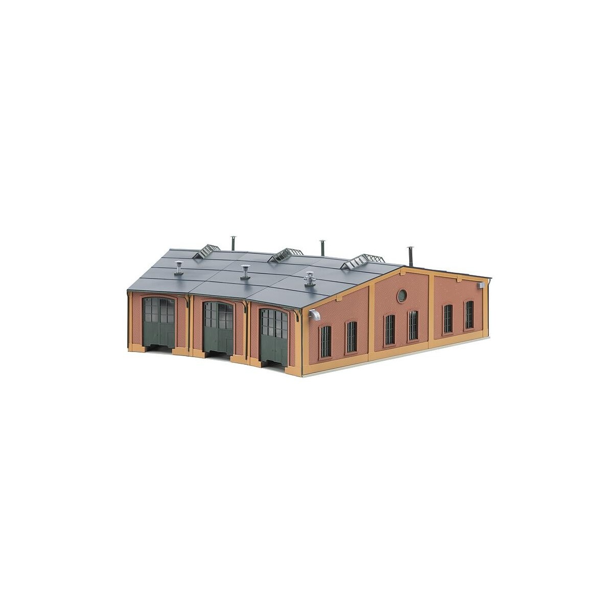 Faller 120281 Model Kit, 12° Gauge Locomotive Roundhouse - Faller_1...