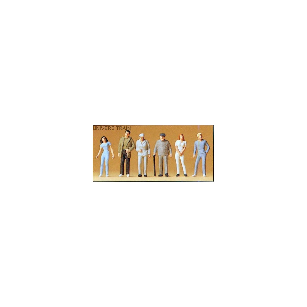 Preiser 14002 Figures, standing passers-by - Preiser - Preiser_14002 Preiser 14002 Figures, standing passers-by - Preiser - Preiser_14002