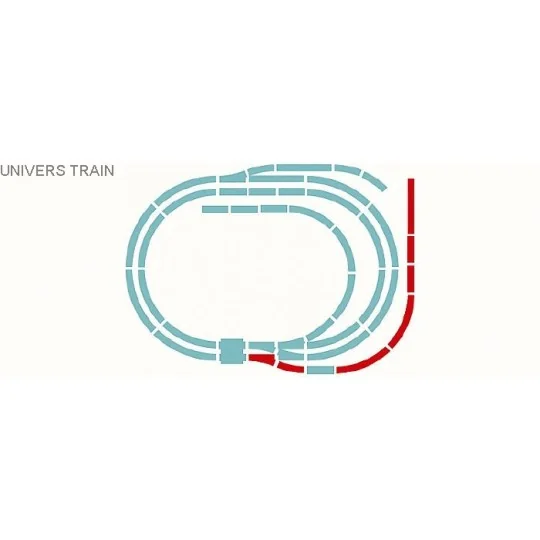 Jouef R 8225 Track Extension Set E - Jouef - R8225 R8225-Jouef R 8225 Track Extension Set E - R8225
