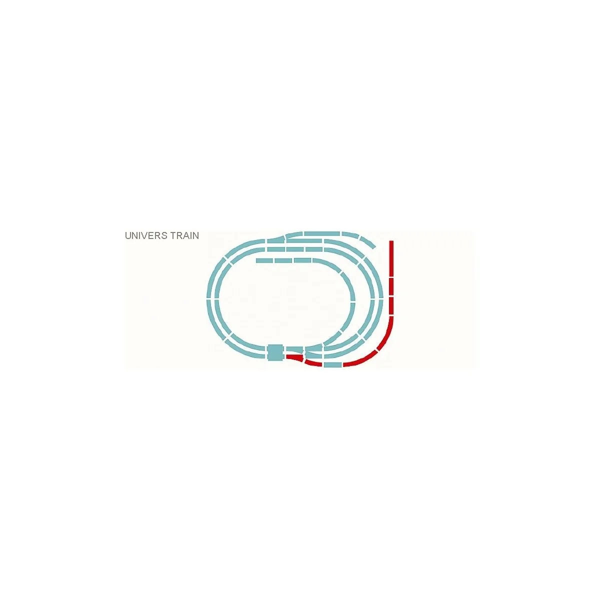 Jouef R 8225 Track Extension Set E - Jouef - R8225 Jouef R 8225 Track Extension Set E - Jouef - R8225