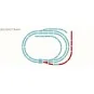 Jouef Hornby R8225 Set d'extension de voie E Jouef R8225 - 2 R8225-Jouef Hornby R8225 Set d'extension de voie E
