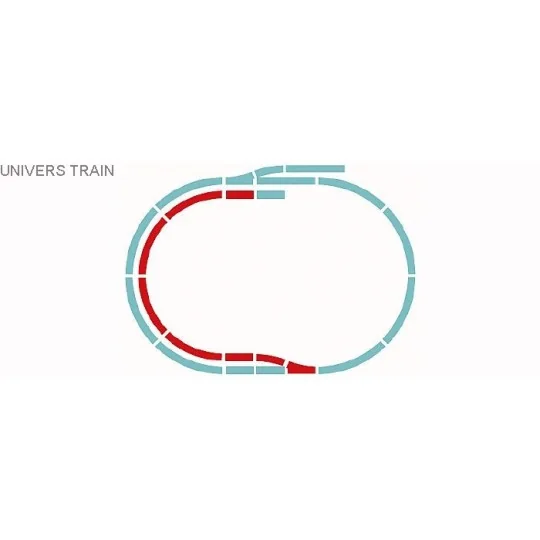 Jouef R 8222 Track Extension Set B - Jouef - R8222 R8222-Jouef R 8222 Track Extension Set B - R8222