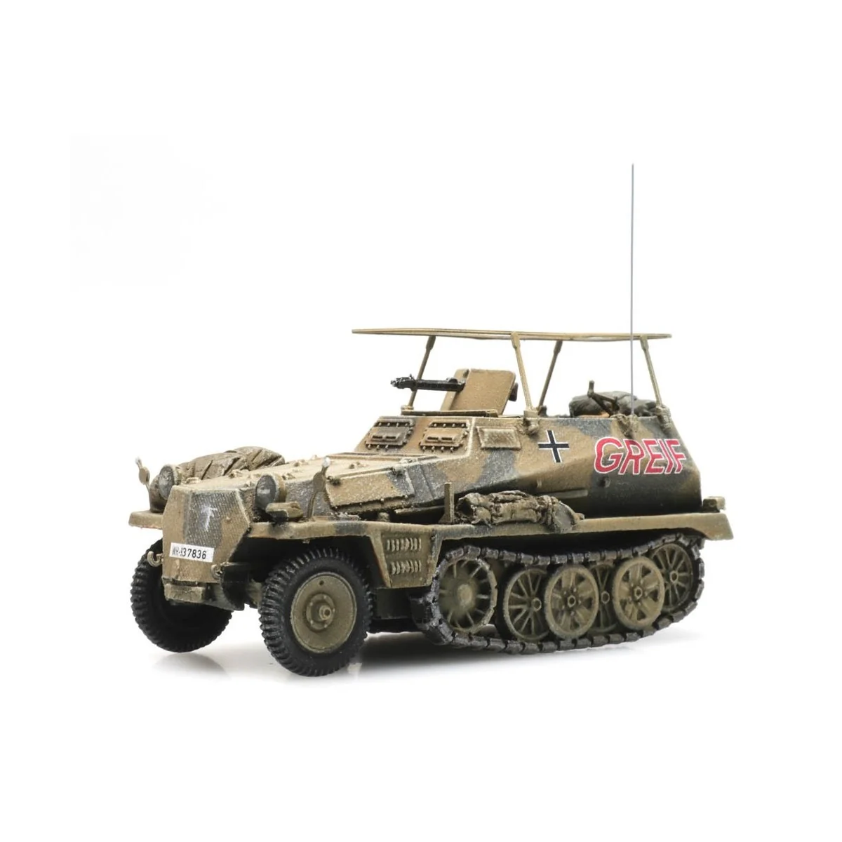 Artitec 6870277 WM SdKfz 250/3 Armored Truck Africa - GREIF (Rommel...
