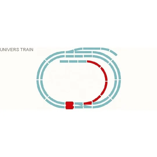 R8224-Jouef R 8224 Track Extension Set D - R8224