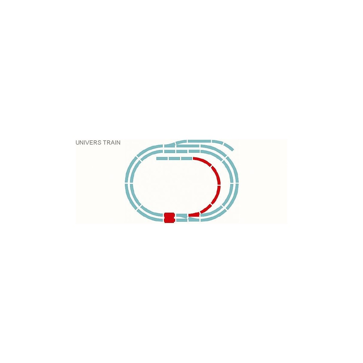 Jouef Hornby R8224 Set d'extension de voie D Jouef R8224 - 2