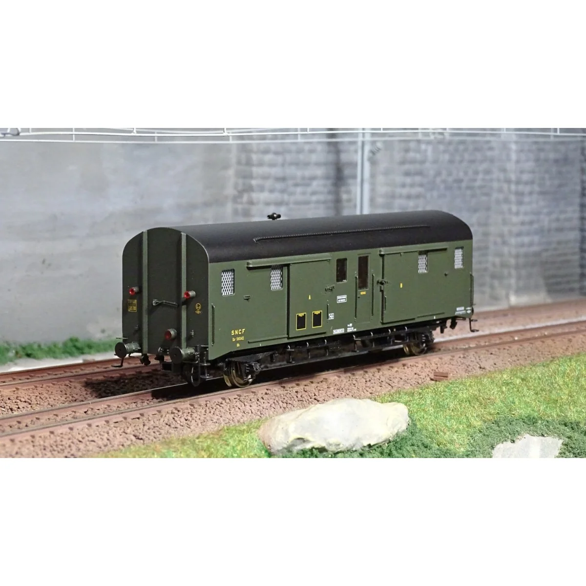 Ree Modeles VB339 Fourgon DEV 52, Porte Lanterne Moderne, SNCF, SUD-EST Ree Modeles VB-339 - 1 Ree Modeles VB339 Fourgon DEV 52, Porte Lanterne Moderne, SNCF, SUD-EST Ree Modeles VB-339 - 1