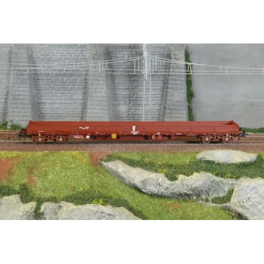 HJ6309-Jouef HJ6309 Uas (ex Res) flat wagon with bogies, SNCF Infra