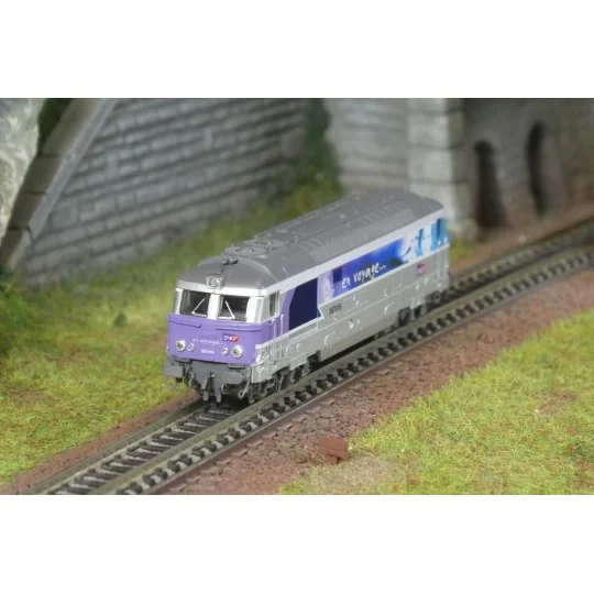 NW-337-BB 67416 diesel locomotive, EN VOYAGE livery, NEVERS, N 1/160 - REE Modeles NW337