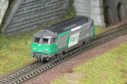 Locomotive diesel BB 67539, livrée FRET, NEVERS, digitale sonore, N...