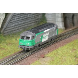 Locomotive diesel BB 67539, livrée FRET, NEVERS, digitale sonore, N...