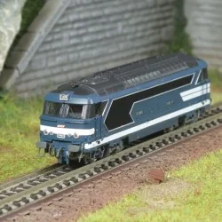 BB 67465 diesel locomotive, blue livery with plates, CAEN, digital ...