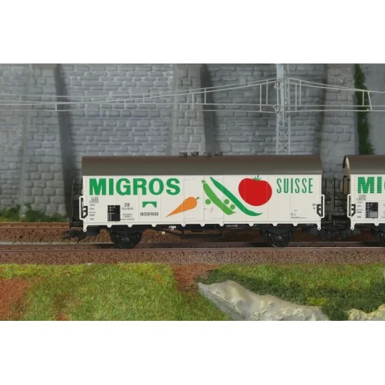 Marklin_46173-Marklin 46173 Set de 2 wagons frigorifiques  Tnoms 35 et Ths 42, DB, MIGROS