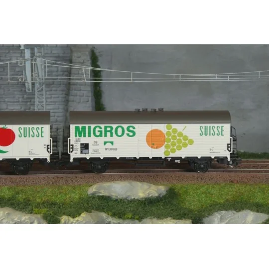 Marklin_46173-Marklin 46173 Set de 2 wagons frigorifiques  Tnoms 35 et Ths 42, DB, MIGROS