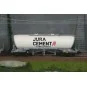 Roco_6600191-Roco 6600191 Set de 2 wagons silo, Jura Cement/Wascosa