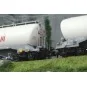 Roco_6600191-Roco 6600191 Set de 2 wagons silo, Jura Cement/Wascosa