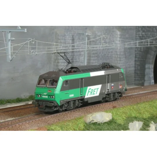HJ2469-Jouef HJ2469 Locomotive électrique BB 426086, SNCF, livrée FRET, logo Carmillon, blason Cognac