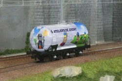 Wagon citerne à 3 essieux, SNCF, VTG, Ateliers de Joigny - Jouef HJ...