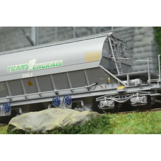 HJS6317-Jouef HJS6304 Bogie hopper wagons with curved sides, for transporting sugar, Cantalou