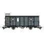 VM-052-Wagon fourgon CFV, gris bleu, ep. III-IV, Train Touristique Vivarais, portes ouvertes, HOm - Ree Modeles VM051