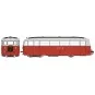 VM-054-Autorail DE DION Type ND, CFD Vivarais-Lozère, N°201, Rouge/Gris Perle, HOm, digital sonore - Ree Modeles VM053.S