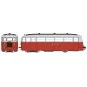 VM-055-De Dion Type ND Railcar, CFD Vivarais, No. 207, Red/Pearl Grey, HOm, Digital Sound - Ree Modeles VM055.S