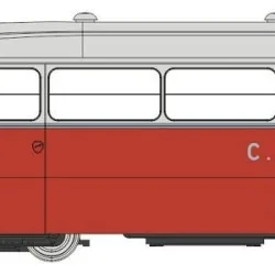 Autorail DE DION Type NC, CFD Charentes & Deux-Sèvres, N°305, Rouge...