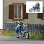 Busch 7860 Couple de bikers avec moto US Busch Busch_7860 - 1 Busch_7860-Busch 7860 Couple de bikers avec moto US
