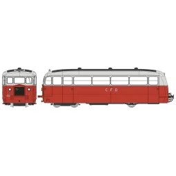 DE DION Type NC railcar, CFD Saône & Loire, No. 402, Red/Pearl Grey...