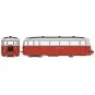VM-057-Autorail DE DION Type NC, CFD Saône & Loire, N°402, Rouge/Gris Perle, HOm, digital sonore - Ree Modeles VM057.S