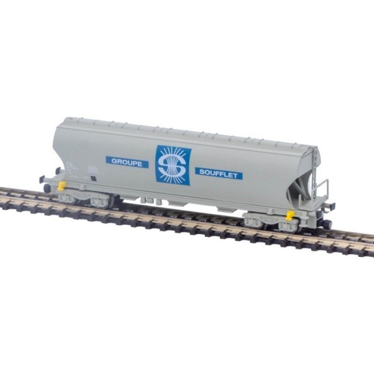 AZAR_W01-SF1-Azar W01-SF1 Wagon trémie à bogies, SNCF, SOUFFLET ep.IV, échelle Z
