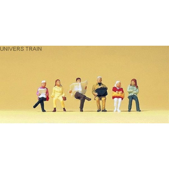 PREISER_14072-Preiser 14072 figures, seated travelers