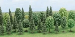 Busch 6489 Mixed Tree Assortment of 30 - Busch - Busch_6489