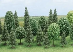 Busch 6489 Mixed Tree Assortment of 30