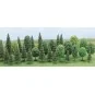 Busch_6489-Busch 6489 Assortiment de 30 arbres mélangé