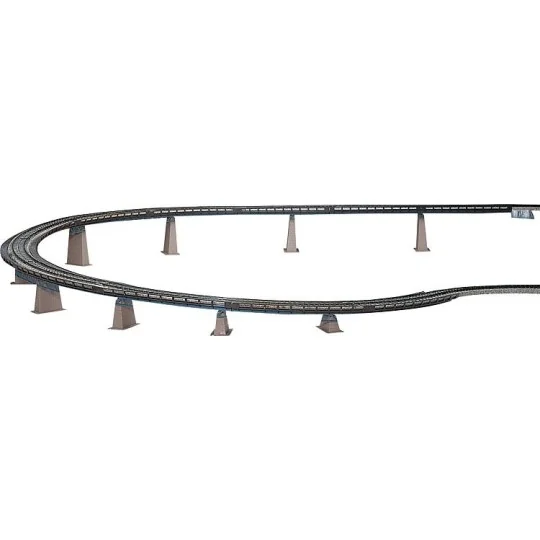 Faller_120470-Faller 120470 Model Kit, Single-track Ramp R:360mm