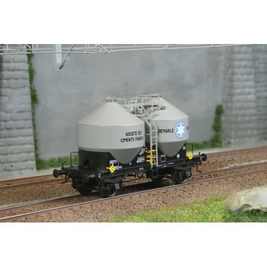 Cement wagons, DEMARLE LONQUETY - R37 HO43117 R37_HO43117-Cement wagons, DEMARLE LONQUETY - R37 HO43117