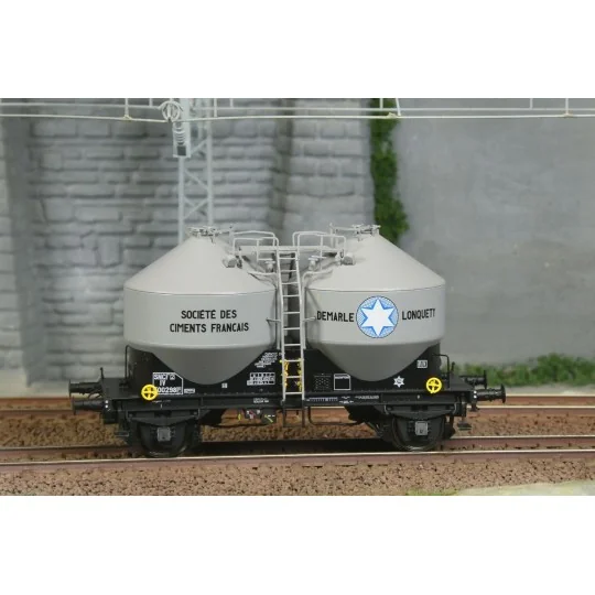 Cement wagons, DEMARLE LONQUETY - R37 HO43117 R37_HO43117-Cement wagons, DEMARLE LONQUETY - R37 HO43117