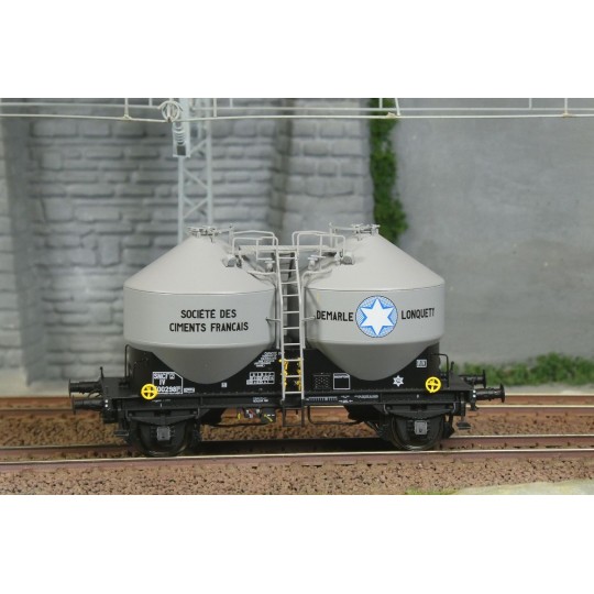 R37_HO43117-R37 HO43117 Wagons cimentier, DEMARLE LONQUETY, ep. III