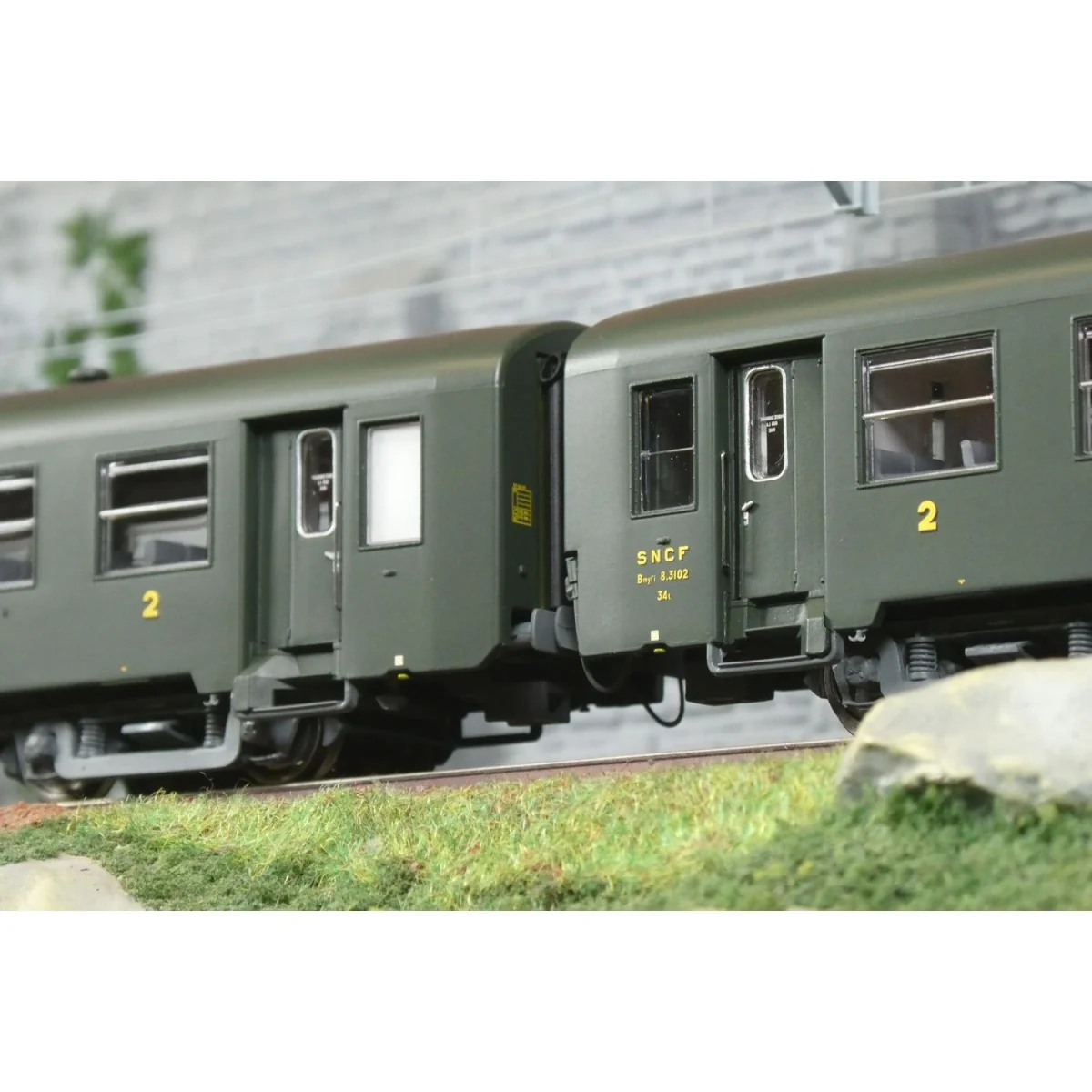 Set de 2 voitures USI Bmyfi U61, SNCF - Models World MW40029 - Écla...